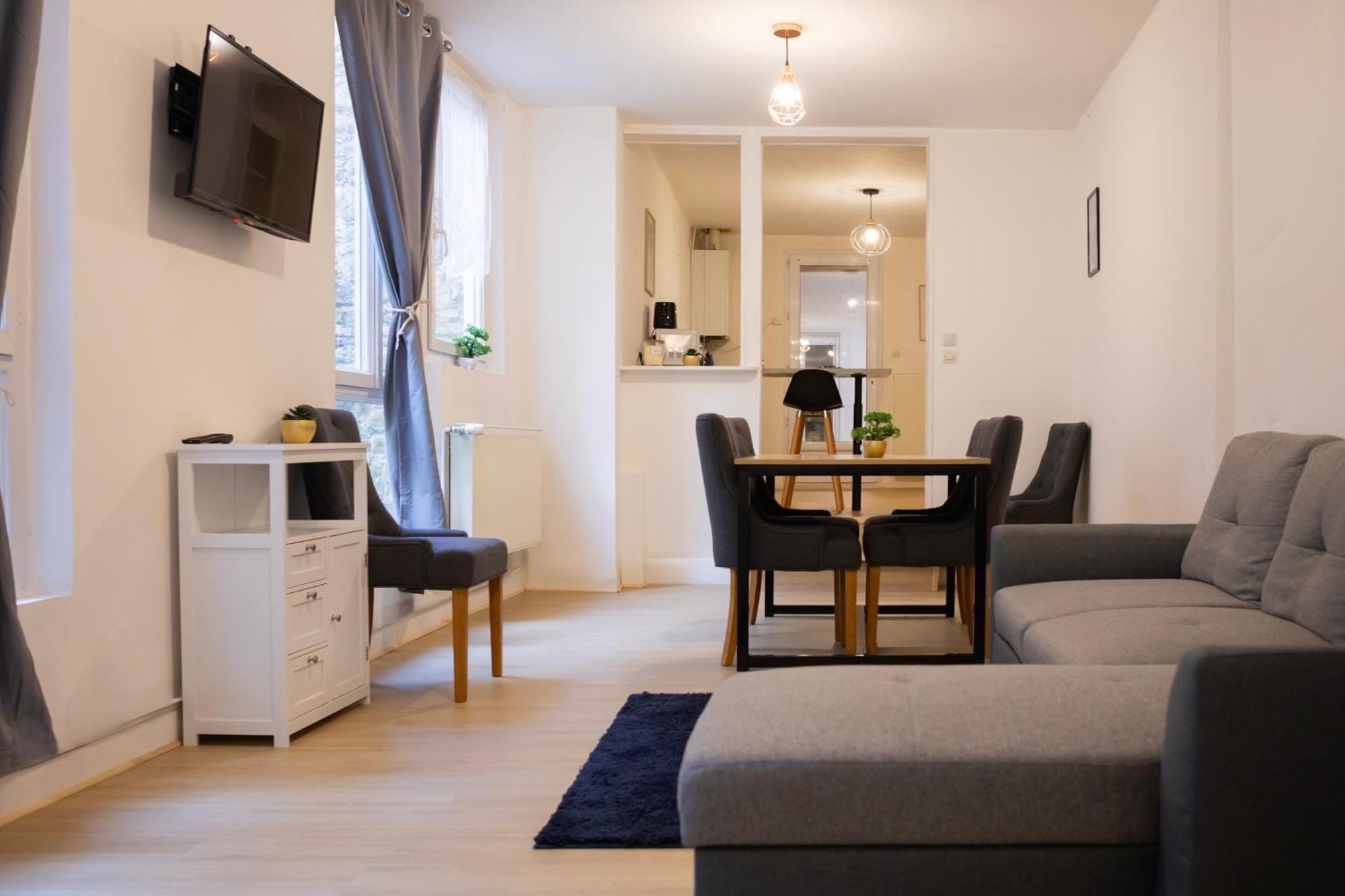 Spa Central Charmant Duplex Cosy 90M2 A 300M Rue Pietonne Et 500 M Du Port Boulogne-sur-Mer Dış mekan fotoğraf